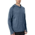thumbnail image 5 of LWITHSZG Hoodies for Men UPF 50+ Sun Protection Long Sleeve Rash Guard Shirts Fall Spring Casual Loose Hooded Sweatshirt Running Base Layer Top with Thumb Hole, 5 of 8