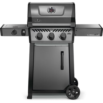Napoleon Freestyle 365 Propane Gas BBQ Grill with Range Side Burner, Graphite Grey