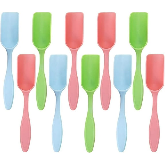 Pack Of 20 Garden Trowel Plastic Small Hand Shovel Garden Tool With Scale For Weeding Transplanting Digging (Random Colour)