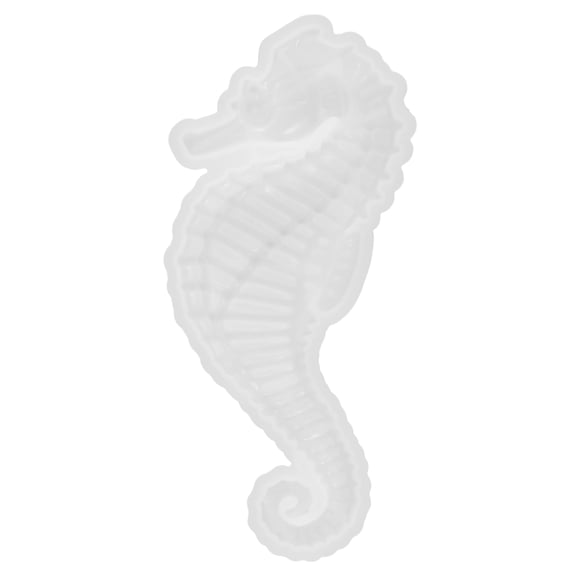 Molde de silicona epoxi con forma de caballito de mar, molde de silicona para manualidades, adorno de pared