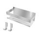 thumbnail image 2 of Estante de almacenamiento para baño Soledad acero inoxidable grande, 2 of 9