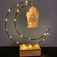 thumbnail image 4 of Nuevo estilo Ramadan Lesser Bairam The Moon Lámpara Decoración Adornos Uso doméstico Festival Decorativo Madera, 4 of 5