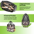 thumbnail image 6 of Garden Tool Bag,Shih Tzu Dog and Flower Floral Garden Tool Organizer,Garden Gifts,Waterproof Multi-Pocket Garden Tool Storage 11.8x5.5x11.4 Inch(Tools NOT Included), 6 of 6