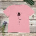 thumbnail image 4 of Wangmeiwg Women's Floral Print Round Neck T Shirt | Casual Short Sleeve Tee | Comfortable & Stylish Phrasing Shirt, 4 of 5
