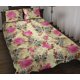 thumbnail image 1 of Juego de cama acolchado con estampado de mariposas y rosas rosas, 1 of 5