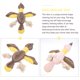 thumbnail image 5 of KAKOWELY Juguete para morder para mascotas, juguete para morder molares, divertido juguete chirriante para perros, juguete interactivo para perros, 5 of 5