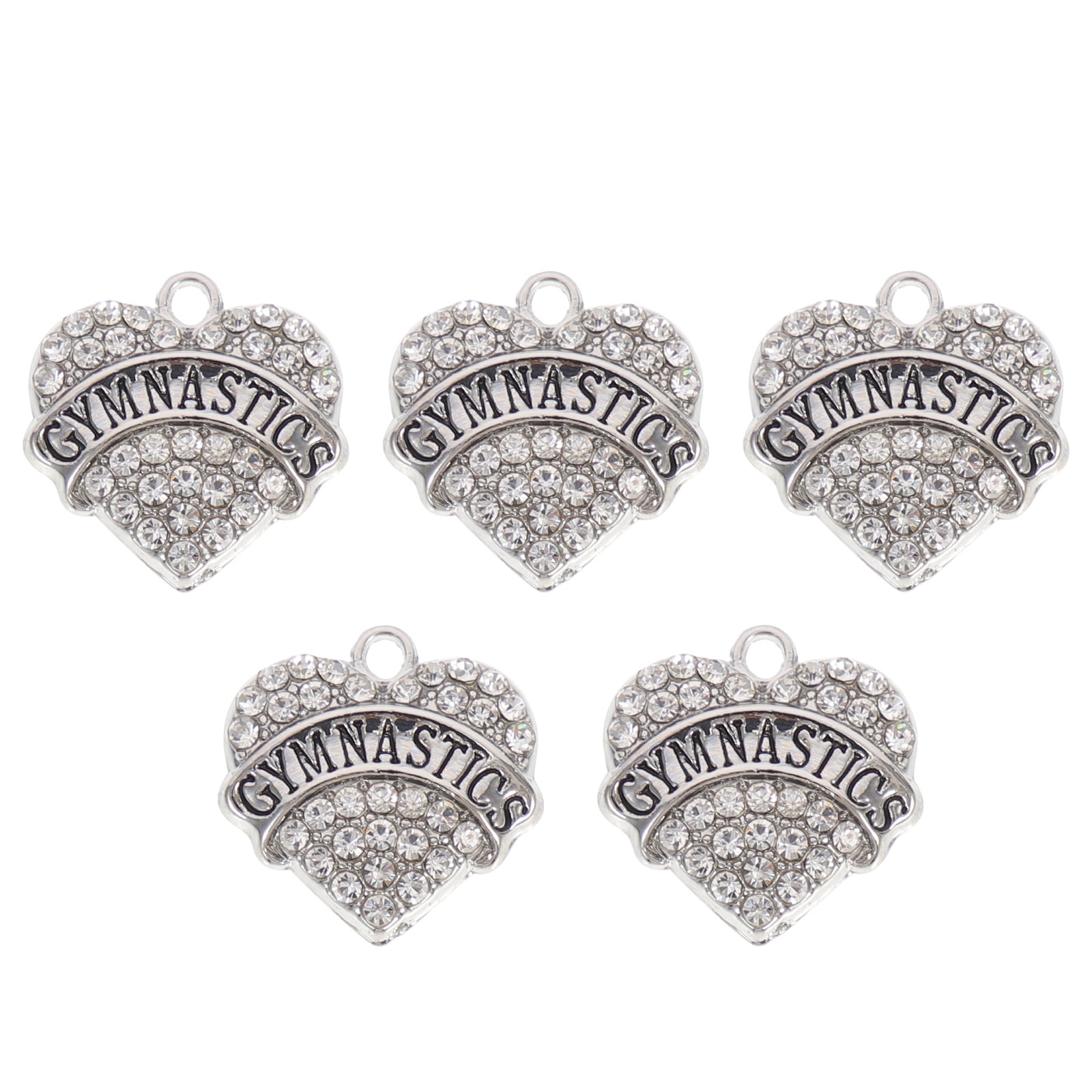 Heart Charms Charm Pendant Pendants Jewelry Making Crystal Necklace  Shaped Beads Rhinestone Bracelets Diy Findings