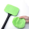 thumbnail image 3 of Chiffon de Nettoyage Accessoires Nettoyeur de Pare-Brise Fibre Fine Outil de Nettoyage de Pare-Brise de Voiture Nettoyeur de Fenêtre 180 (Vert), 3 of 3