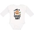 thumbnail image 3 of Inktastic Monkey I Love Hanging out with My Aunt Boys or Girls Long Sleeve Baby Bodysuit, 3 of 5