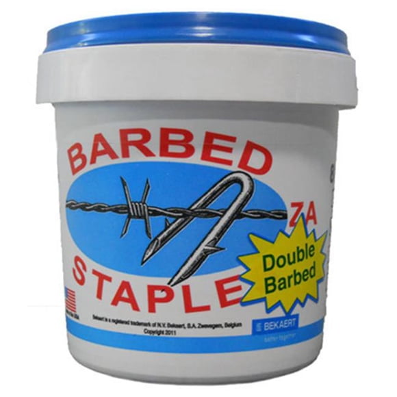 True Value 1.75 in. 8 Gauge Double Barbed Fence Staples, 8 lbs
