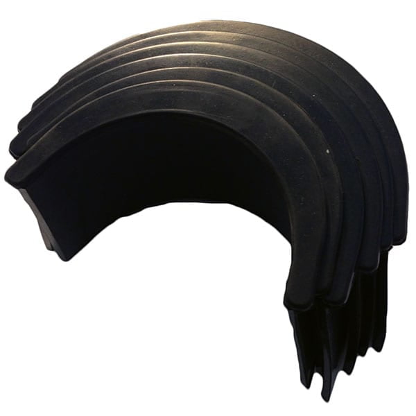 4" Rubber Pool Table Pocket Liners