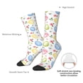thumbnail image 4 of Xecao Easter Egg3 Pattern Sport Socks for Women and Men Crew Socks Sporty Calf Socks Casual Socks, 4 of 6