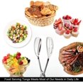 thumbnail image 2 of 2 Packs Pinces à Buffet Pinces de Cuisine en Acier Inoxydable Pinces de Service Pinces à Salade, 2 of 3