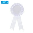 thumbnail image 3 of Uxcell Blank Award Ribbon, Rosette Ribbon Honorable Prize Recognition Ribbon, White, 18Pack, 3 of 5