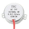 thumbnail image 2 of Electric Motor Synchronous Motor Synchron Motor AC 24V 50/60Hz 4W 0.8-1RPM  CCW/CW Direction, 2 of 4