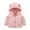 Pink, variant on Baby Boys Girls Hooded Fleece Jacket Cute Bear Hoodie Zip Up Teddy Coat Sherpa Winter Warm Outwear With Pocket Pink 2-3 Years