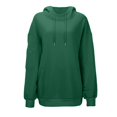 thumbnail image 4 of GEWSEY Hoodie with Eye Mask Built In,Comfort Airplane Mode Travel Hoodies with Hidden Pockets,Blanket Hoodie for Women Men (Dark Green, 4XL), 4 of 9