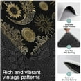 thumbnail image 3 of Black Gothic Sun Moon Pattern Kitchen Rugs Sets Of 3,Kitchen Runner Rugs Non Skid Washable,Decorative Kitchen Floor Mats for Kitchen,Sink,Laundry,17"x30"+ 17"x47" + 17"x59", 3 of 6