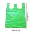 thumbnail image 5 of Shoreew 25Pcs Grocery Shopping Bags with Reinforced Handles Strong Load-bearing Large Capacity Multipurpose Disposable Garbage Bags, 5 of 7