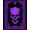 Purple, Pattern 2, variant on Flatwoven High Traffic Area Rug, Dark Fantasy Alphabet Design, Non Slip, Stain Resistant, Washable Area Rugs for Living Room, Bedroom(Purple, 4X6)
