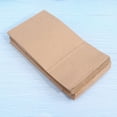 thumbnail image 1 of Raindrops 100Pcs Yellow Kraft Paper Takeaway Packing Bag for Cookies Biscuits Packaging, 1 of 8