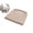 Khaki, variant on PU Chair Cover, Leather Chair Cover, Dining Room Chair Cover, Waterproof and Stain-Resistant, Stretchable and Elastic Fabric