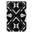 thumbnail image 4 of Black White Geometric Shapes Blackout Curtains 2 Panels Set Grommet Drapes for Bedroom Living Room W55xL84, 4 of 6