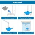 thumbnail image 5 of Tian Qi Toilet Flapper Replacement, Compatible with Gerber 99-788, 3 Inch Flapper Replacement Water Conserving, High Performance, Easy to Install - Blue Color Blue Blue Blue, 5 of 5