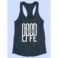 thumbnail image 3 of Good Life Quote Racerback Tank Women -Image by Shutterstock, Female XX-Large, 3 of 4