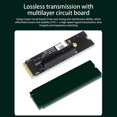 thumbnail image 4 of 4X NGFF M.2 to PCI-E 4X Riser Card M2 M Key to PCIe X4 Adapter with LED Indicator SATA Power Riser for Bitcoin Mining, 4 of 7