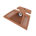 thumbnail image 2 of Cubierta de rejilla de reloj de tablero coñac 970 552 151 01 2S0 accesorios de estilo de coche reemplazo para Panamera 2010-2016 cronómetro blanco, 2 of 12