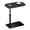Black, variant on Studyset C-Shaped Side Table, Tray Table Portable Side Table, Base End Table, Height Adjustable Folding Laptop Desk with Swivel Tray, Tiltable Desktop,  Overbed Table for Couch & Bed