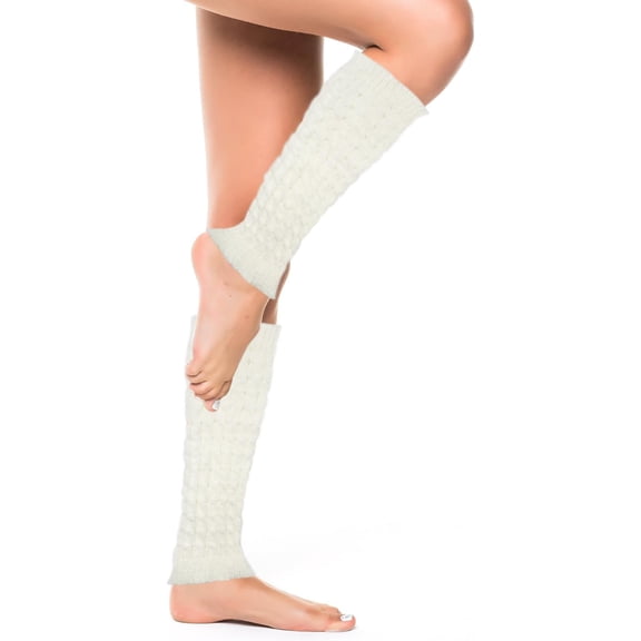 Leg Warmers - Long Knit Ankle Warmers for Winter
