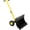 Black Spade+Yellow Pole+Yellow Wheels, variant on Accreate Heavy Duty Snow Shovel with Wheels for Driveway, 29" Angled Blade Snow Pusher, Back Saver Snow Plow for Sidewalk/Doorway