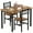 Brown, variant on Lamerge 3 Piece Dining Table Set, Industrial Kitchen Table and 2 Chairs with Metal Frame, Dining Room Table Set, Breakfast Table Set for Small Space, Dining Room, Kitchen, Rustic Brown