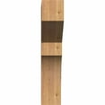 thumbnail image 2 of 4"W x 12"D x 20"H Mediterranean Rough Sawn Corbel, Western Red Cedar, 2 of 9