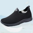 thumbnail image 7 of Huesdet Men's Hands Free Slip On Walking Shoes Lightweight Comfortable Tennis Casual Non Slip Workout Sneakers Loafers(Black,7.5), 7 of 7