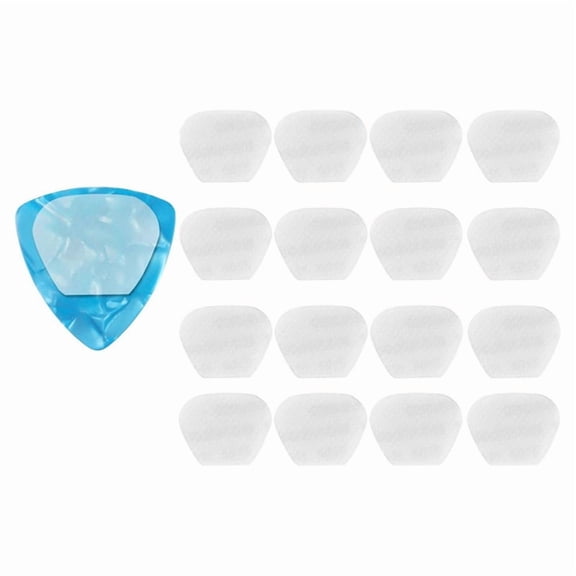 1 set x (16 pieces)Silicone Guitar Pick Grips-Transparent