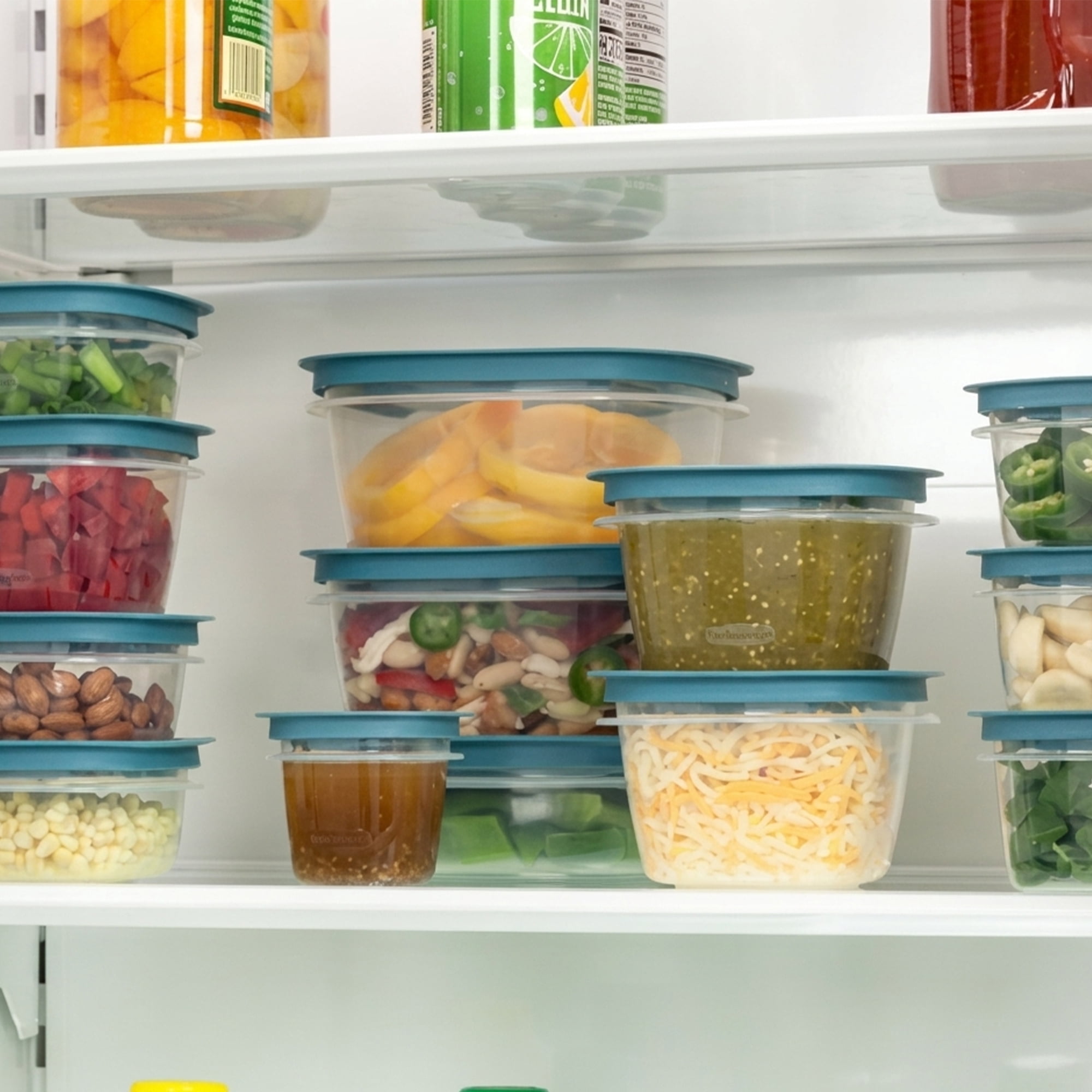 Rubbermaid Flex & Seal Clear Food Storage Container with Airtight Lids, 36 Piece Set