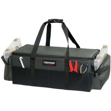 Lakewood Fishing Black Hanging Lure Locker Tackle Box W Adjustable Lure Dividers