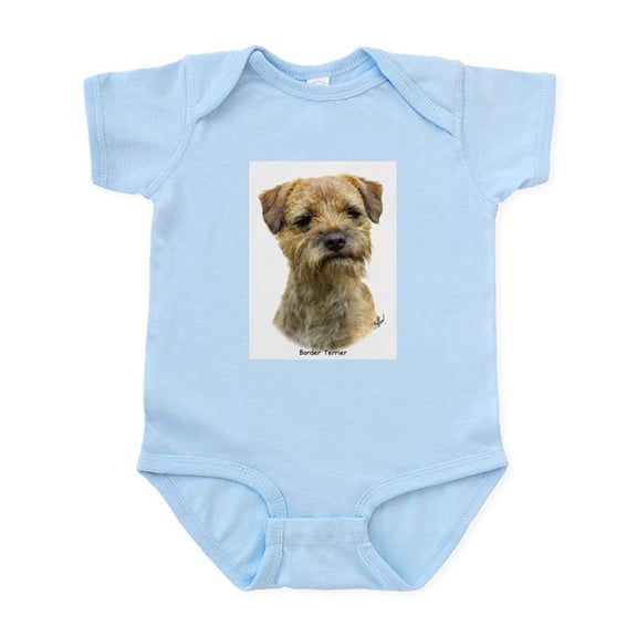 CafePress - Border Terrier 9A21D 19 Infant Bodysuit - Baby Light Bodysuit, Size Newborn - 24 Months