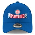 thumbnail image 2 of Men's New Era Blue Detroit Pistons 2025 NBA Playoffs 9FORTY A-Frame M-Crown Adjustable Hat, 2 of 4