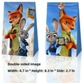 thumbnail image 4 of 12 PCS Zootopia Kraft Paper Goodie Bag Small Gift Bags for Zootopia Party Supplies,Kids Birthday Game Party Kraft Paper Goodie Gift Bag Decorations, 4 of 5