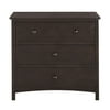 Oxford Baby Universal 3-Drawer Dresser, Espresso