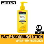Neutrogena Beach Defense SPF 70 Sunscreen Lotion, Oil-Free, 8.5 oz