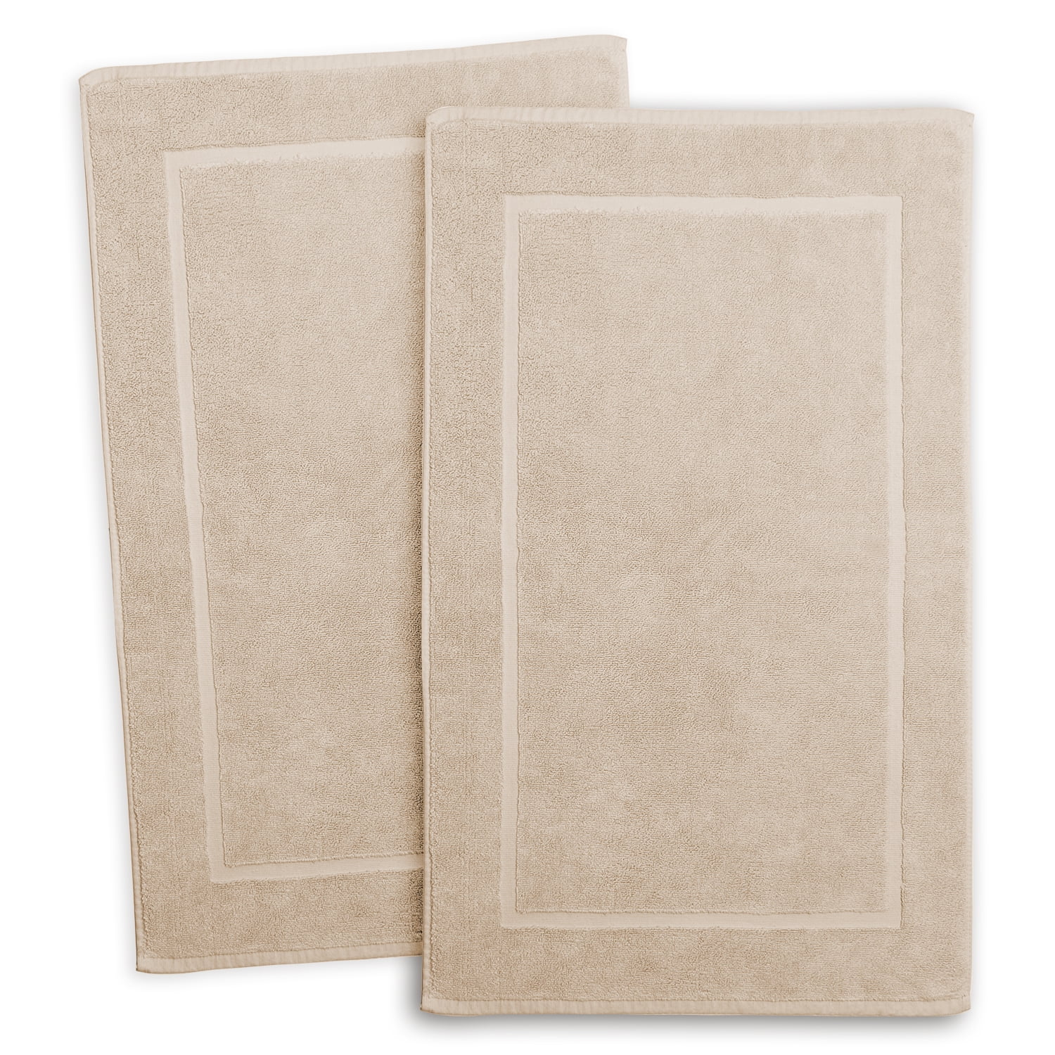 Clara Clark Bath Towels Set, 100% Cotton Luxury Softness 4 Pc Set, Cream