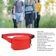 thumbnail image 4 of Sports Waist Bag, Waterproof Fanny Pack Belt Bag With Large Capacity, Headphone Hole For Workout, Running, Traveling, 4 of 8