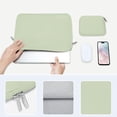 thumbnail image 4 of Funda MOSISO para portátil con funda de neopreno de 13,3 pulgadas con funda, color verde salvia, 4 of 6