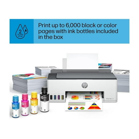 HP - Smart Tank 5101 Wireless All-In-One Supertank Inkjet Printer with up to 2 Years of Ink Included - White