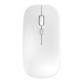 thumbnail image 1 of Version Double Mode Souris Sans Fil 2.4G, Mini Souris Optique Silencieuse Sans Fil Ultra Fine 1600 DPI pour Notebook, PC, Ordinateur Portable, Macbook-Blanc, 1 of 8